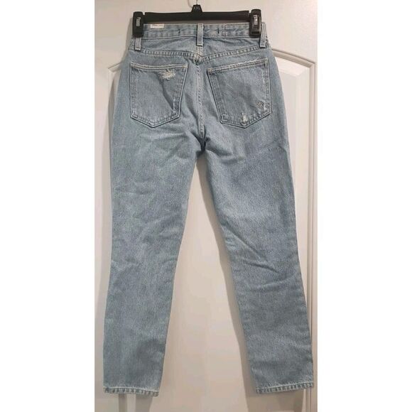 Lovers Friends Womens Jeans Size 23 Logan Barkley High Rise Distressed MSRP $188 - Picture 3 of 10